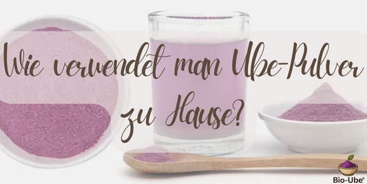 Wie verwendet man Ube-Pulver zu Hause?