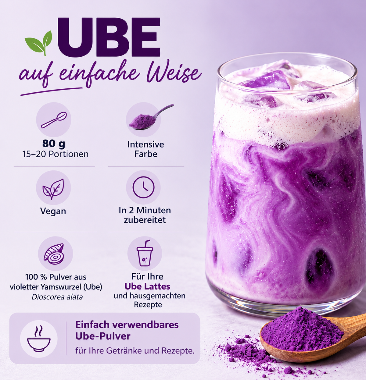 Ube auf einfache weise